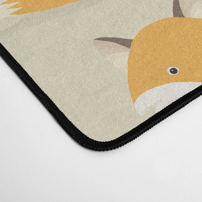 Whimsical Red Fox Desk Mat Gallery Image 4