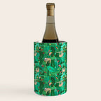 Sloths in the Emerald Jungle Pattern Wine Chiller Gallery Image 2