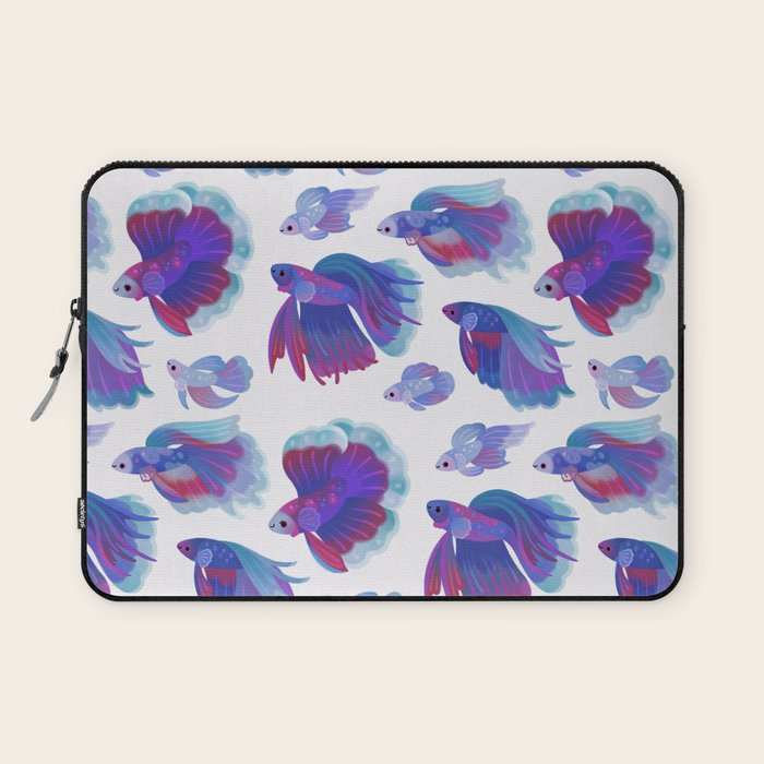 Blue Betta Laptop Sleeve Gallery Image 1