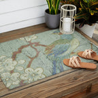 Chinoiserie 3 Outdoor Rug Gallery Image 2