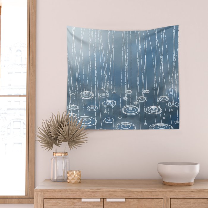Another Rainy Day Wall Tapestry Gallery Image 2