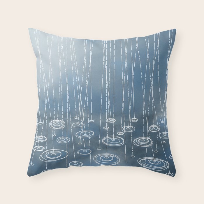 Another Rainy Day Throw Pillow Gallery Image 1