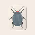 Blue and orange beetle Bath Mat Gallery Image 1