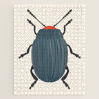 Blue and orange beetle Jigsaw Puzzle Gallery Image 1