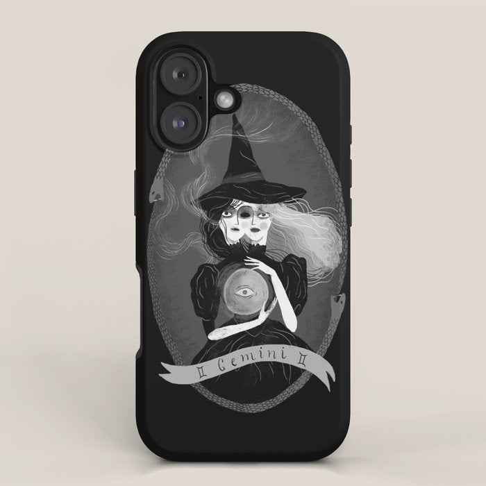 Gemini Witchy Zodiac iPhone Case Gallery Image 1