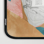 Modern Bohemian Morning Newspaper | Tropical Banana Leaves Palm Watercolor | Boho Woman & Decor Laptop Sleeve Gallery Image 3
