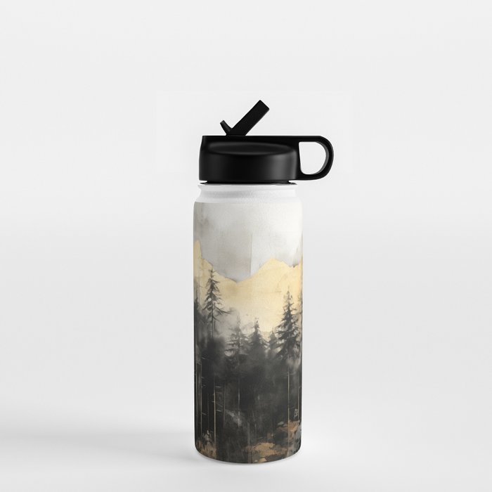 Pacific Northwest Golden Mountain Forest IV Water Bottle Gallery Image 1