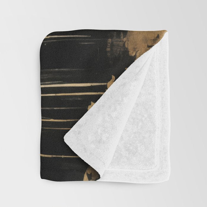 Pacific Northwest Golden Mountain Forest IV Throw Blanket Gallery Image 3