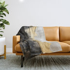 Pacific Northwest Golden Mountain Forest IV Throw Blanket Gallery Image 1