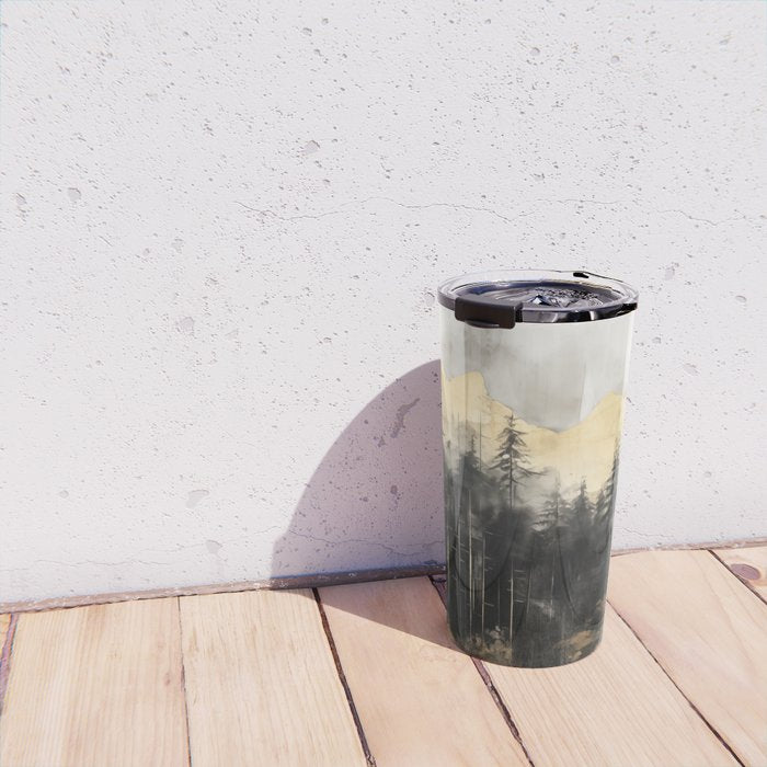 Pacific Northwest Golden Mountain Forest IV Travel Mug Gallery Image 4