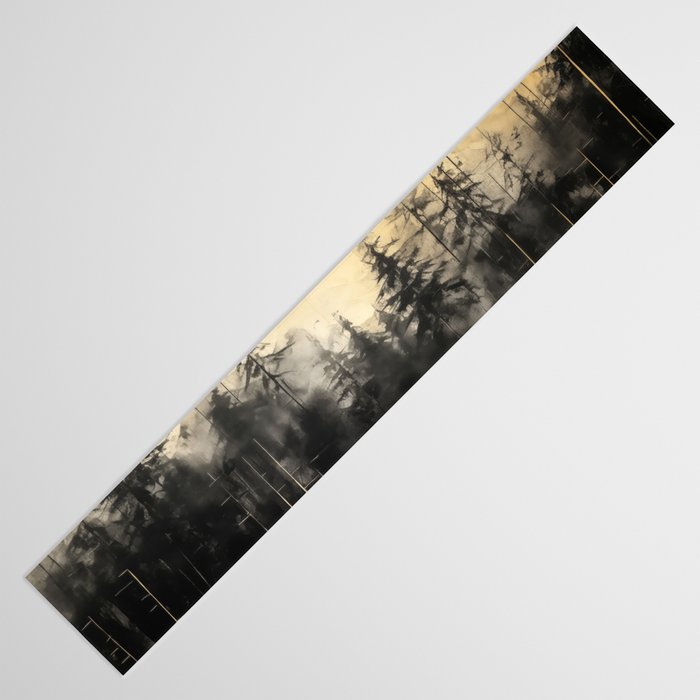 Pacific Northwest Golden Mountain Forest IV Table Runner Gallery Image 3