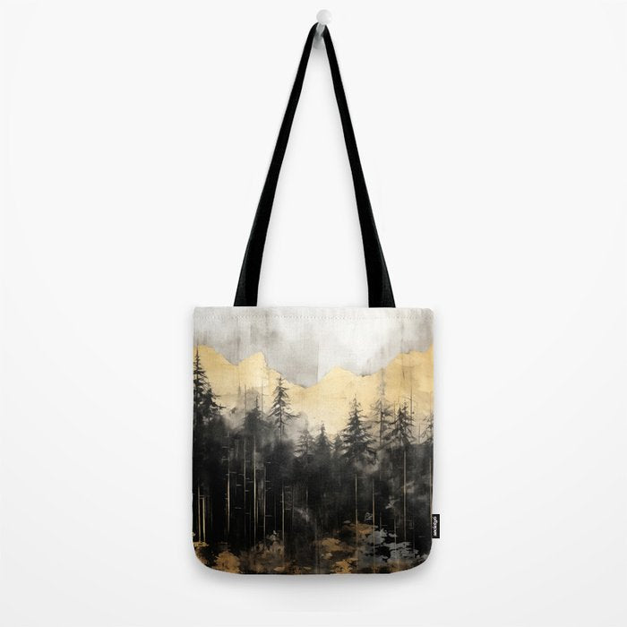 Pacific Northwest Golden Mountain Forest IV Tote Bag Gallery Image 2