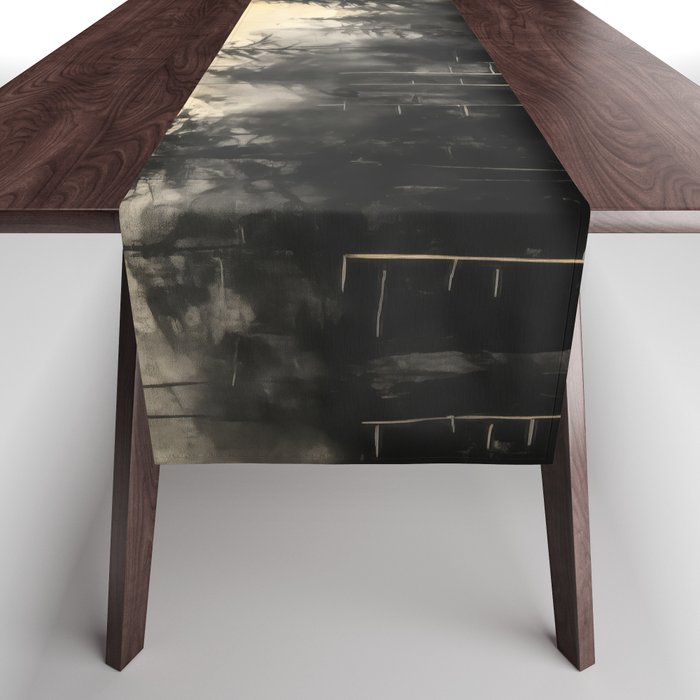 Pacific Northwest Golden Mountain Forest IV Table Runner Gallery Image 1