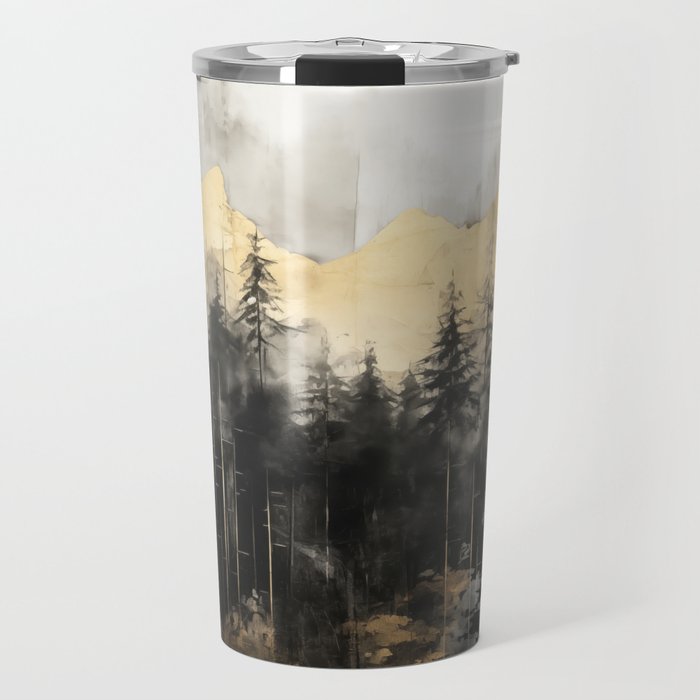 Pacific Northwest Golden Mountain Forest IV Travel Mug Gallery Image 1