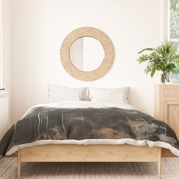 Pacific Northwest Golden Mountain Forest IV Duvet Cover Gallery Image 3