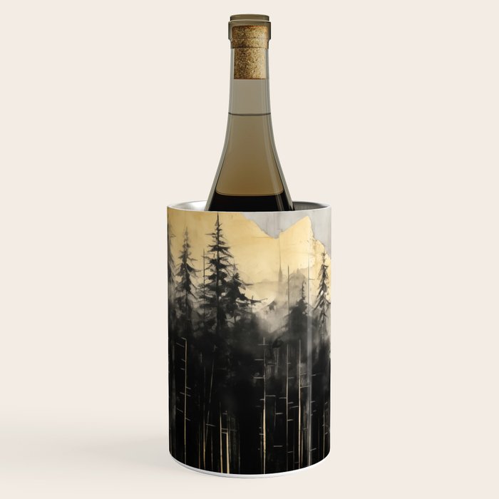 Pacific Northwest Golden Mountain Forest IV Wine Chiller Gallery Image 2