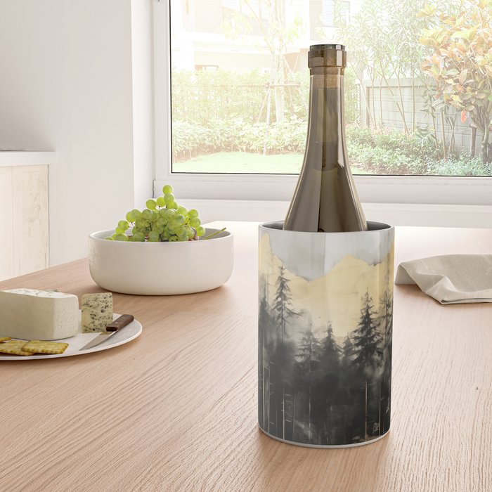 Pacific Northwest Golden Mountain Forest IV Wine Chiller Gallery Image 4