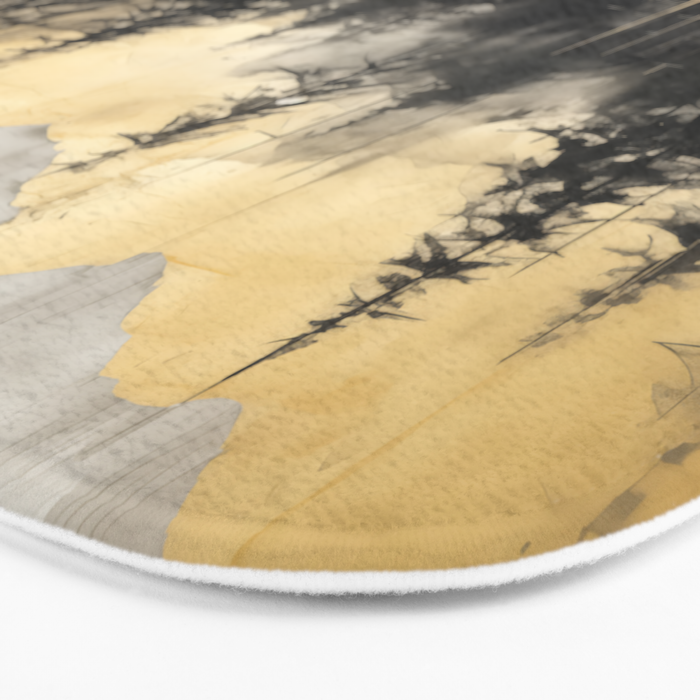 Pacific Northwest Golden Mountain Forest IV Bath Mat Gallery Image 3
