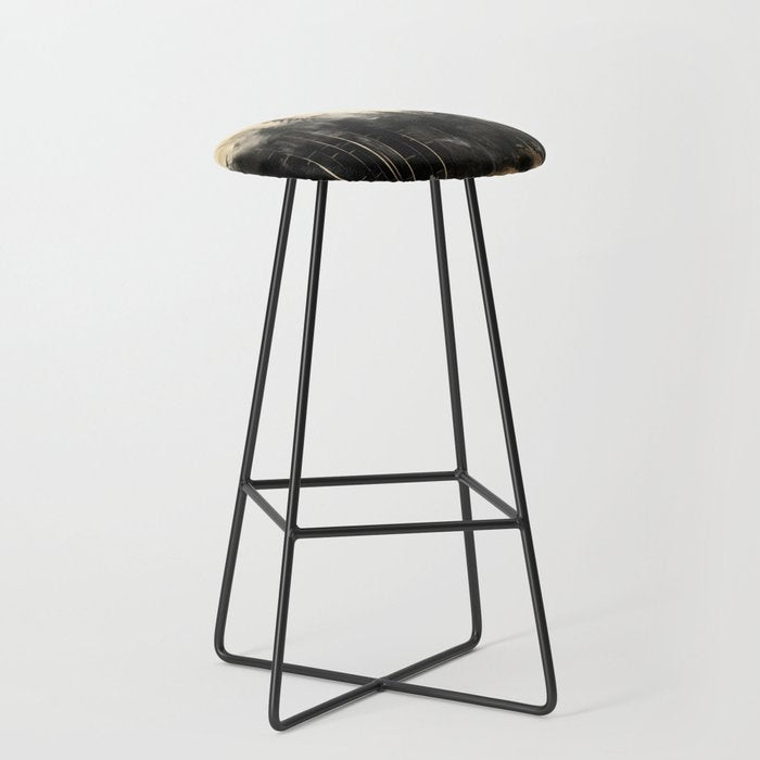 Pacific Northwest Golden Mountain Forest IV Stool Gallery Image 1