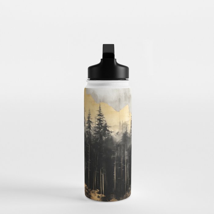 Pacific Northwest Golden Mountain Forest IV Water Bottle Gallery Image 3