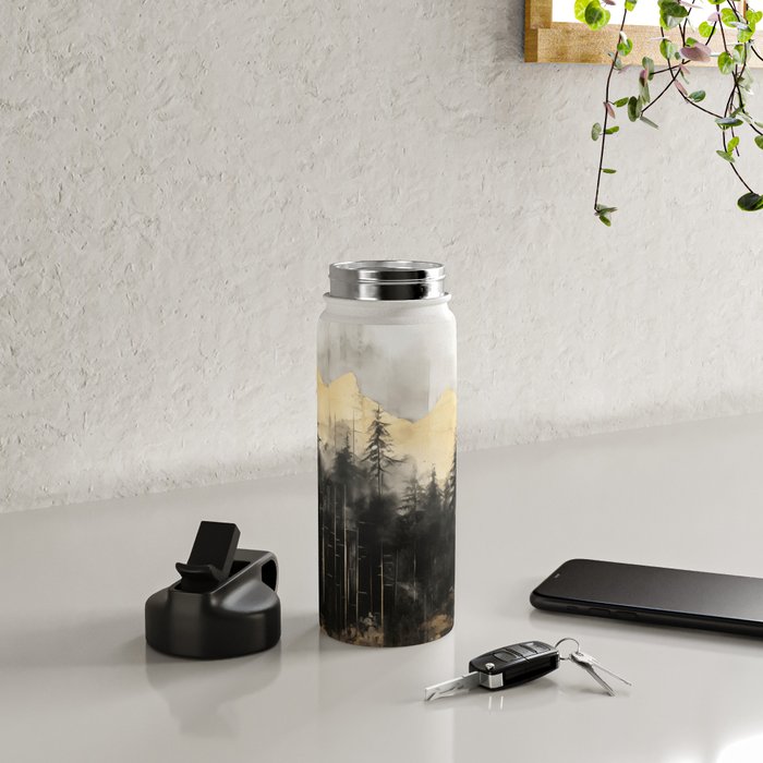 Pacific Northwest Golden Mountain Forest IV Water Bottle Gallery Image 4