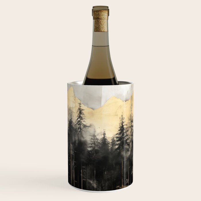 Pacific Northwest Golden Mountain Forest IV Wine Chiller Gallery Image 1