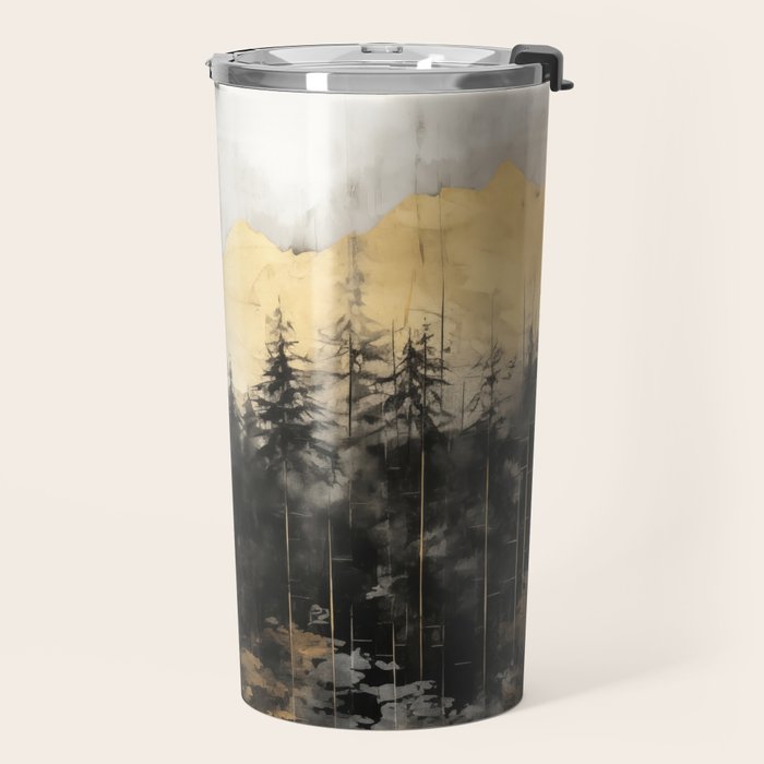 Pacific Northwest Golden Mountain Forest IV Travel Mug Gallery Image 2