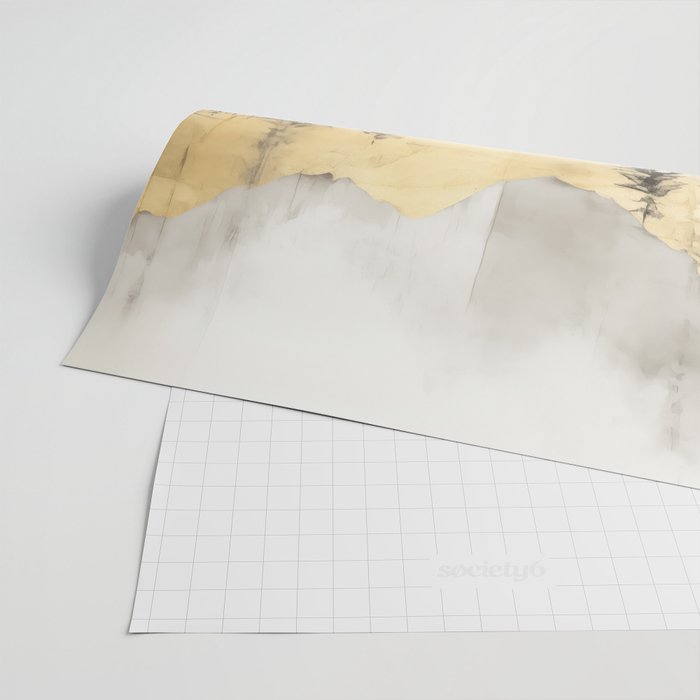 Pacific Northwest Golden Mountain Forest IV Wrapping Paper Gallery Image 2