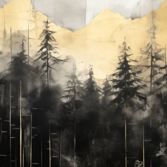 Pacific Northwest Golden Mountain Forest IV Coffee Mug Gallery Image 2
