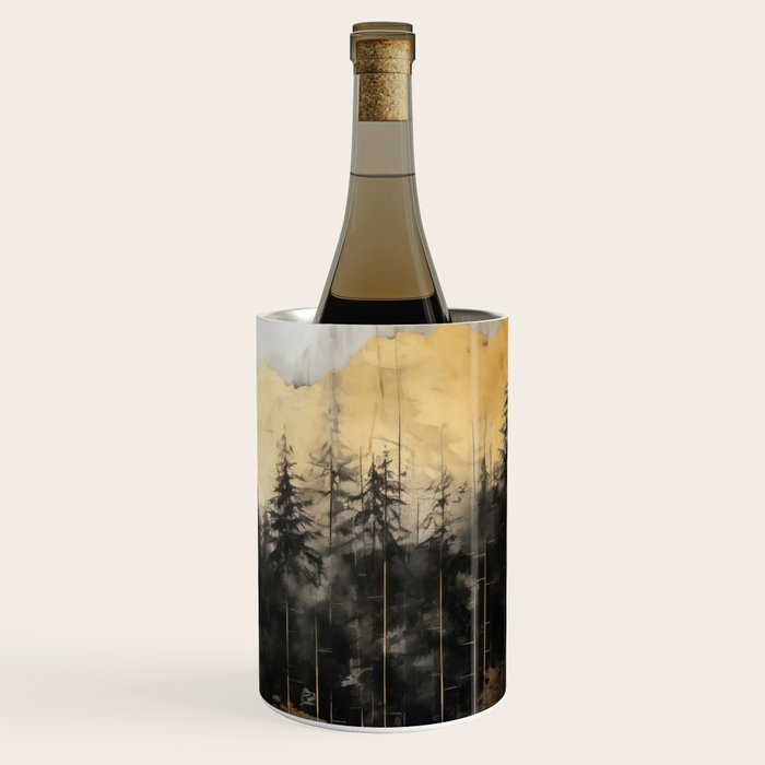 Pacific Northwest Golden Mountain Forest IV Wine Chiller Gallery Image 3