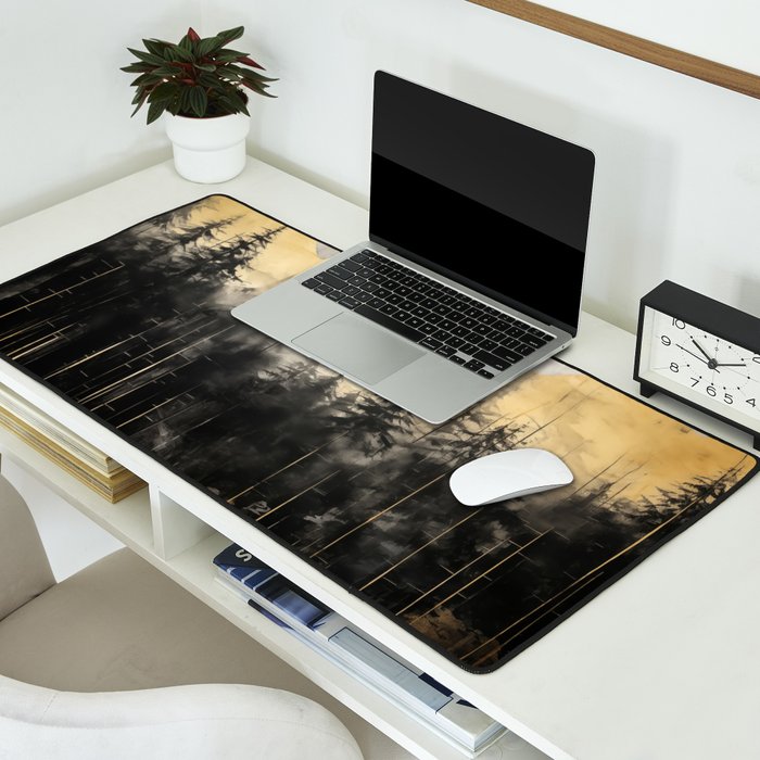 Pacific Northwest Golden Mountain Forest IV Desk Mat Gallery Image 2