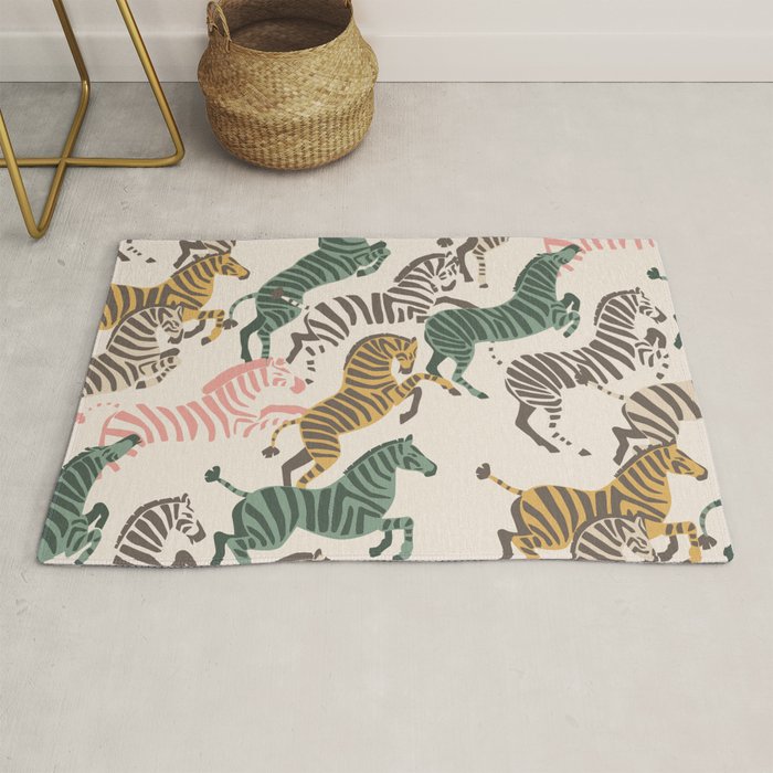 Zebra Stampede Rug Gallery Image 1
