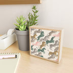 Zebra Stampede Mini Art Print Gallery Image 2