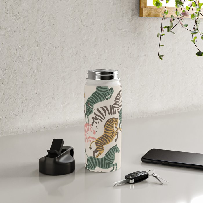Zebra Stampede Water Bottle Gallery Image 4