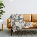 Zebra Stampede Throw Blanket Gallery Image 1
