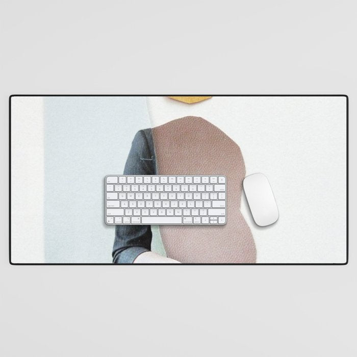 collage art / calmness Desk Mat Gallery Image 1