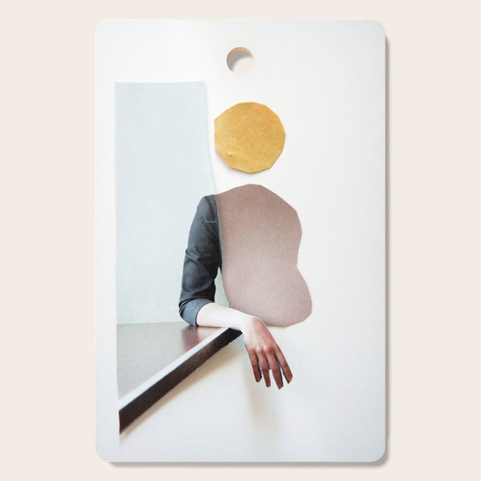 collage art / calmness Cutting Board Gallery Image 1