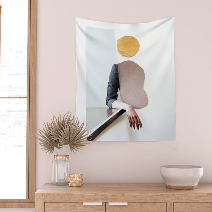 collage art / calmness Wall Tapestry Gallery Image 2