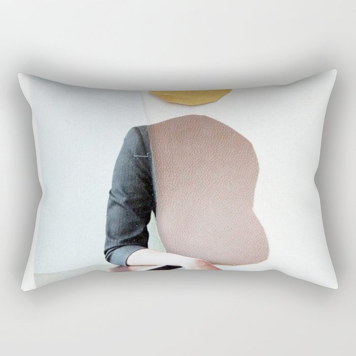 collage art / calmness Rectangular Pillow Gallery Image 1