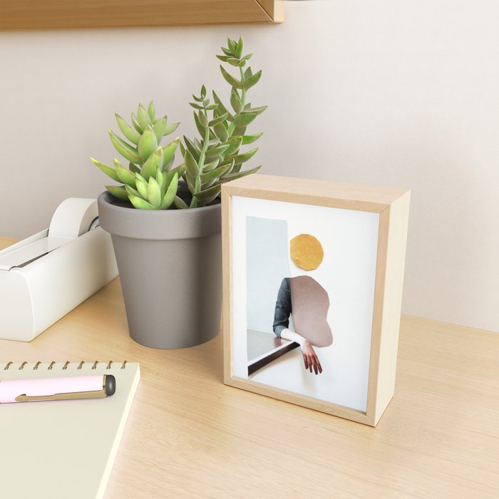 collage art / calmness Mini Art Print Gallery Image 2