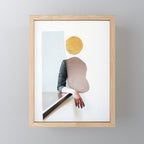 collage art / calmness Mini Art Print Gallery Image 1