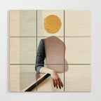 collage art / calmness Wood Wall Art Gallery Image 1
