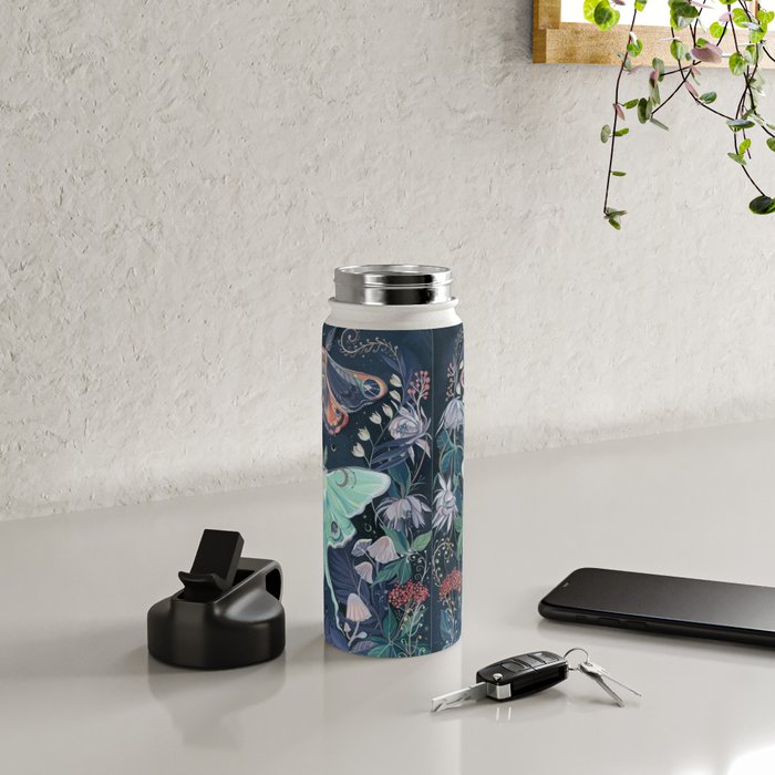 Luna Moth Water Bottle Gallery Image 4