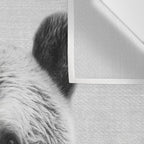 Bear - Black & White Wall Tapestry Gallery Image 3