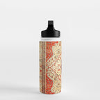 Mohtasham Kashan Antique Persian Rug Print Water Bottle Gallery Image 3