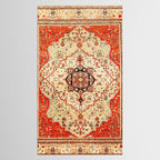 Mohtasham Kashan Antique Persian Rug Print Tablecloth Gallery Image 2