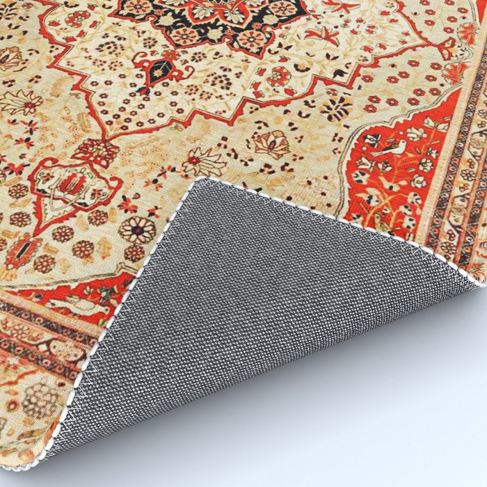 Mohtasham Kashan Antique Persian Rug Print Rug Gallery Image 4