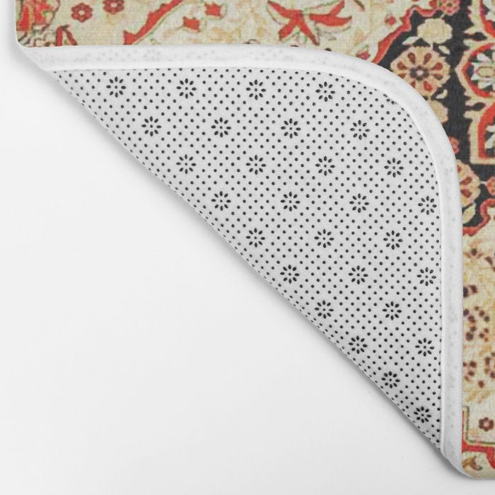 Mohtasham Kashan Antique Persian Rug Print Bath Mat Gallery Image 2