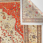 Mohtasham Kashan Antique Persian Rug Print Wall Tapestry Gallery Image 3