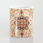 Mohtasham Kashan Antique Persian Rug Print Coffee Mug Gallery Image 4